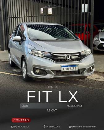HONDA FIT 1.5 LX 16V FLEX 4P AUTOMÁTICO HONDA FIT 1.5 LX 16V FLEX 4P AUTOMÁTICO